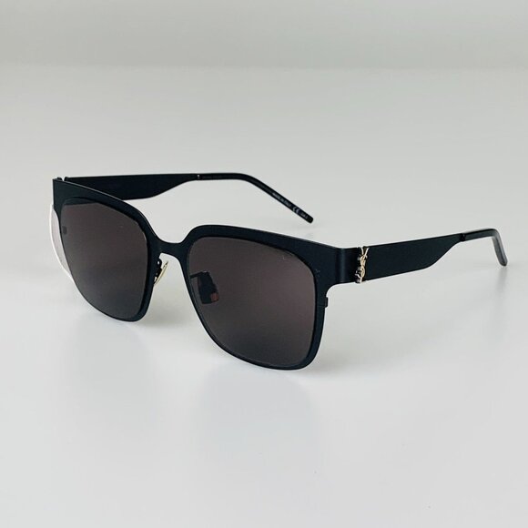 NIB Saint Laurent Grey Square Ladies Sunglasses SL M41 main image 12